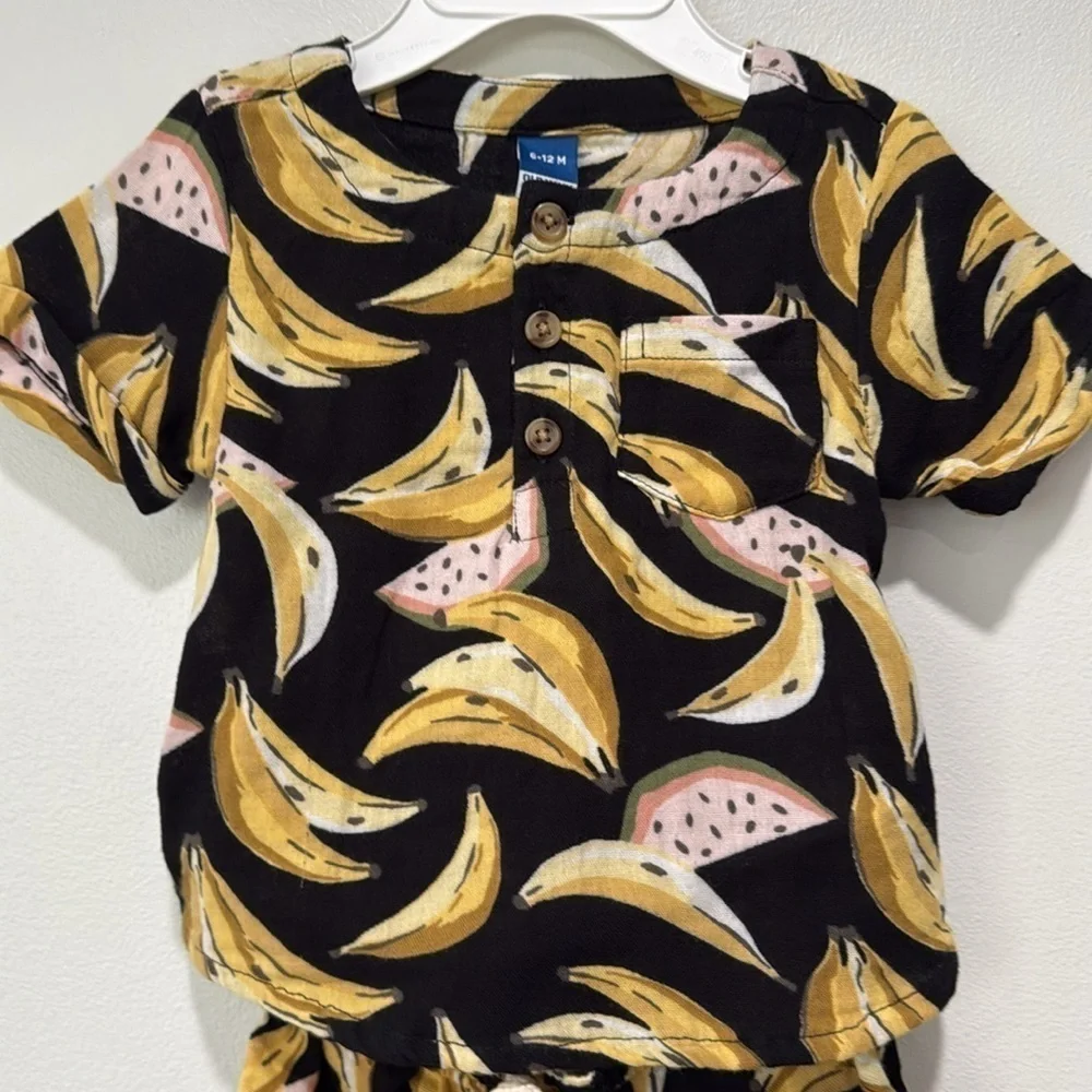 Baby bananas matching outfit 🍌